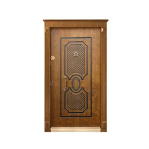 درب ضد سرقت روکش راش ترک (B019) CNC