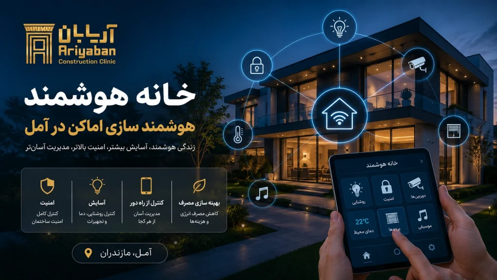 هوشمند سازی اماکن در آمل